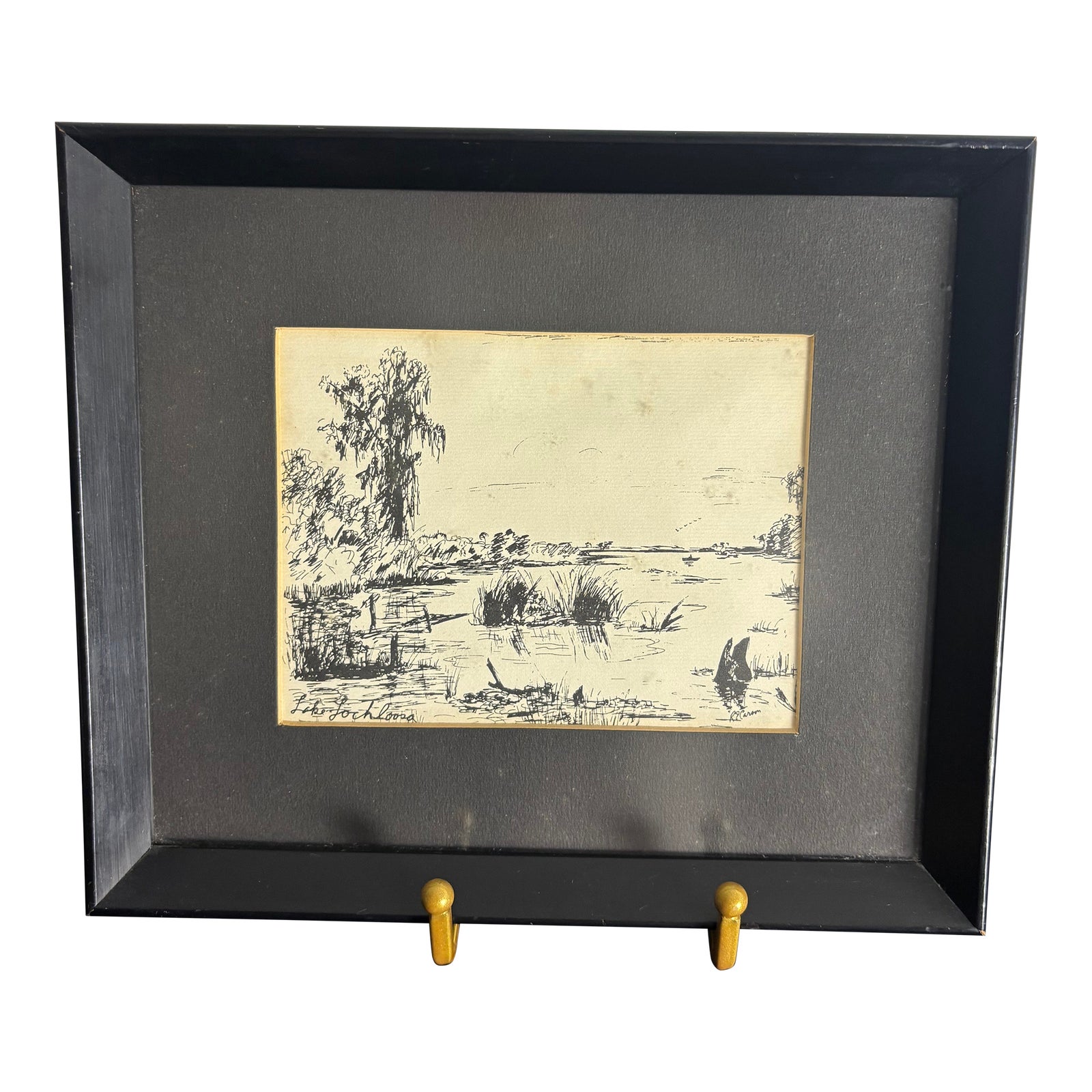 1970s Plein Air Drawing by Robert Carson | Chairish