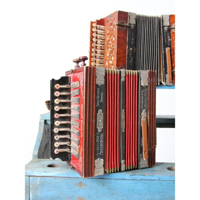 Vintage Accordion Collection - Set of 8 For Sale - Image 12 of 12