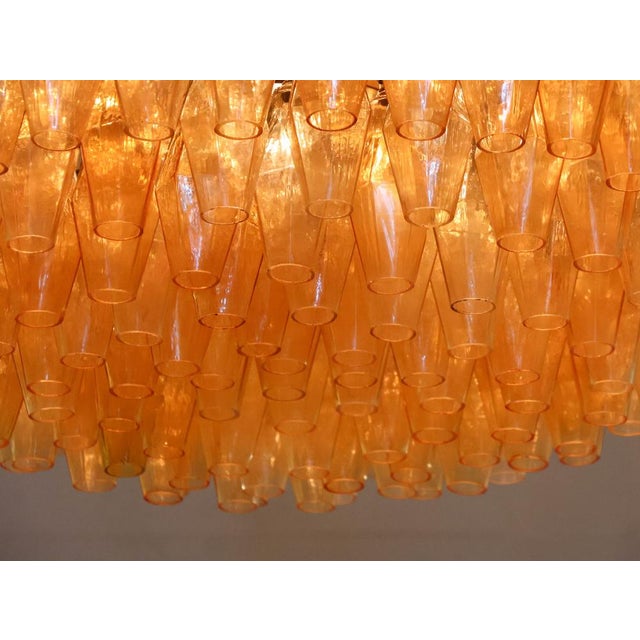 Murano Glass Chandelier in the style of Venini, 1990s For Sale - Image 12 of 14