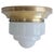 Art Deco Brass and Milk Glass Flush Mount by Franta Anyz, 1930s For Sale - Image 15 of 15