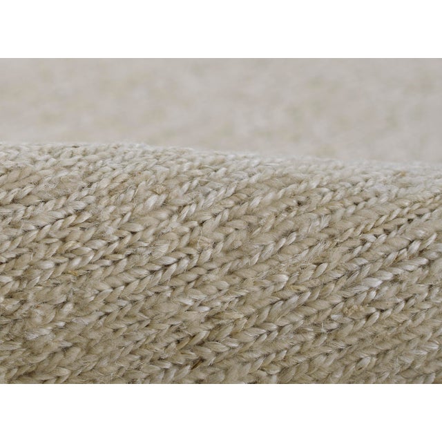 Ivory Pure Salt Torquay Ivory Sumack Weave Jute/Argenitian Wool Area Rug, 10' X 14' For Sale - Image 8 of 13
