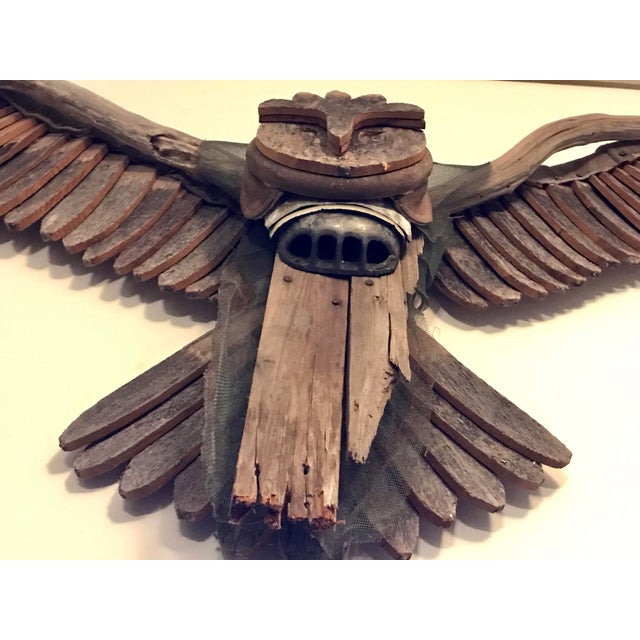 Handmade Owl Art Sculpture by Nantucket Artist Kelley Jepson For Sale - Image 10 of 10