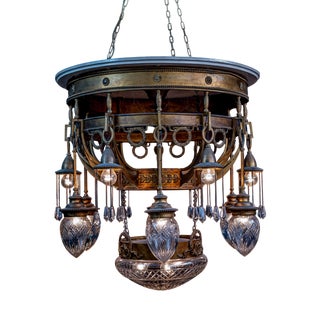 Ceiling Chandelier, Budapest, 1900-1910 For Sale
