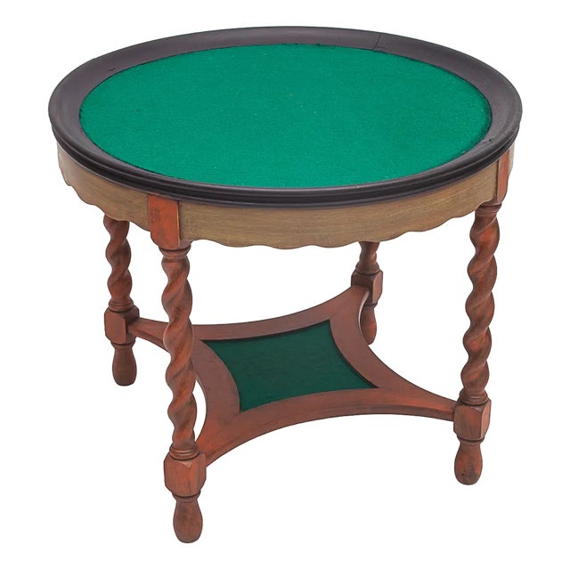 Vintage Game Table, 1940s For Sale