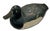 Wood Very Nice Large Size Antique American Hand Carved & Painted Wood Duck Hunters Working Decoy With Glass Eyes For Sale - Image 7 of 18