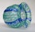 Fratelli Toso Vintage C.1960's Italian Hand-Blown Fratelli Toso "Latticino" Ribbon Murano Decorative "Bulbous" Vessel/Bowl For Sale - Image 4 of 13