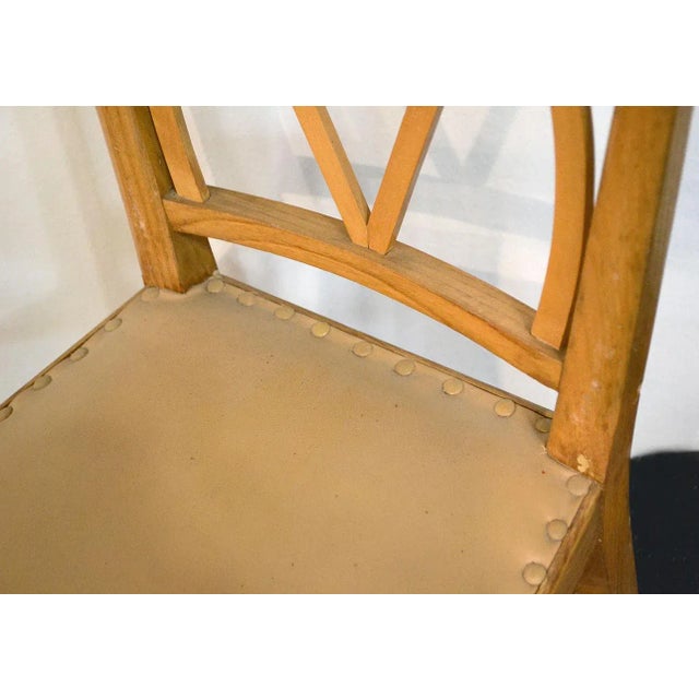 Beige Light Ash Chairs, 1950s, Set of 6 For Sale - Image 8 of 11