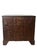 Antique English Oak Chest of Drawers with grape and acanthus leaf motifs in deep relief wood carvings. Top drawer is...