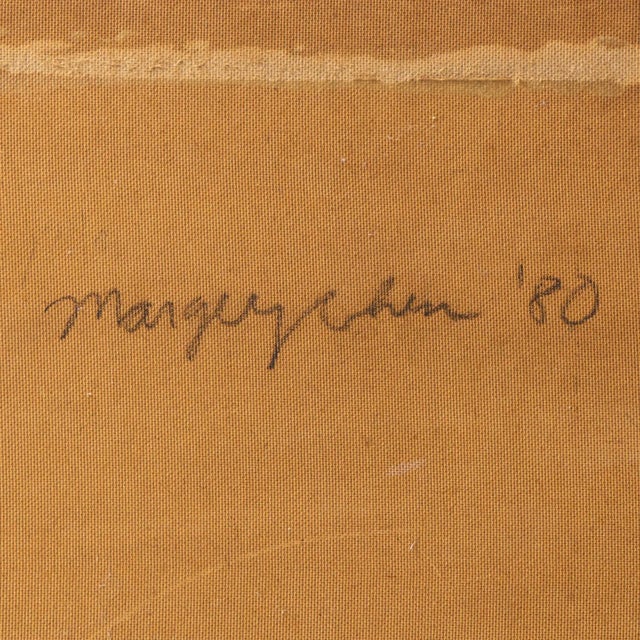 Baby Blue 'Tonalist Oceanic Abstract' by Margery Chen, 1980 For Sale - Image 8 of 10