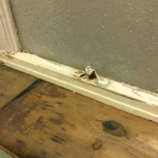 Vintage Sugar Glass Window Box Shelf Chairish