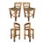 Lake House Counter Stools for Cabin, Set of 4 For Sale