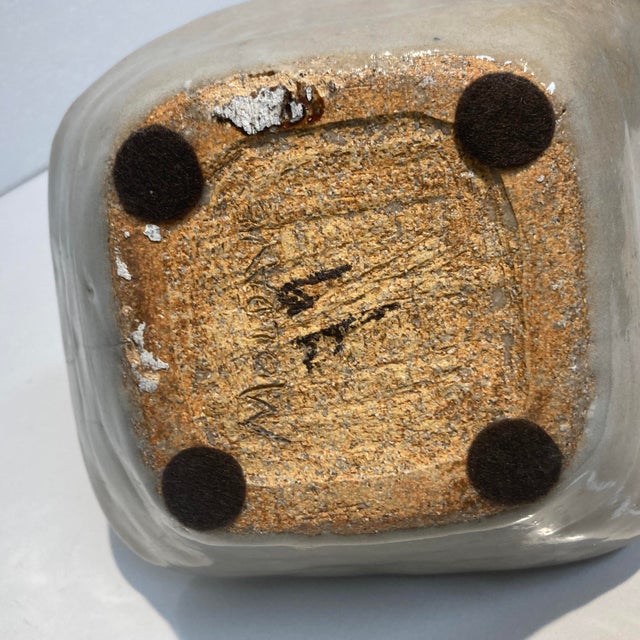 Unique Shape Beige Pottery For Sale - Image 4 of 6