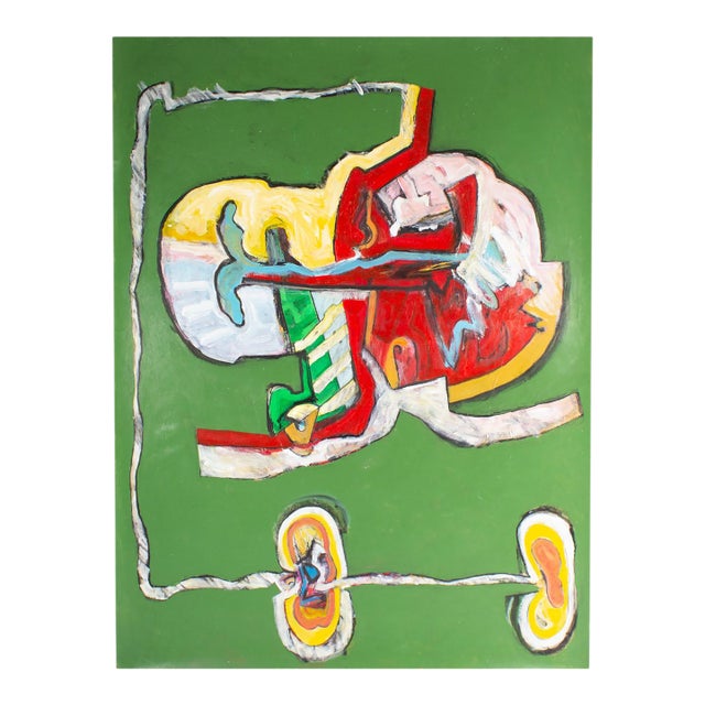 Abstract Acrylic Painting by James L. Bruch For Sale