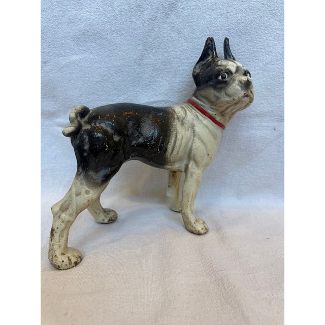 Large Cast Iron Hubley Boston Terrier For Sale - Image 11 of 11