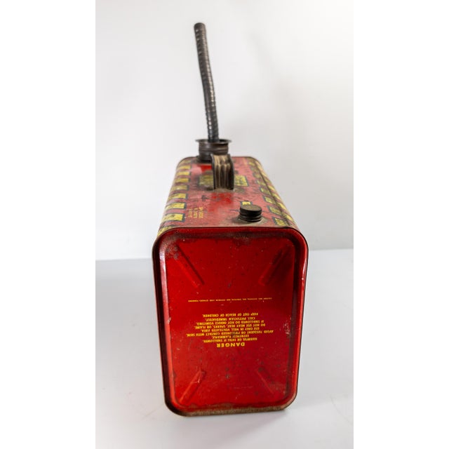Mid-Century Modern Advertising Graphic Gas Can For Sale In New York - Image 6 of 11