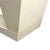 Vintage Modern Parchment-Style Console Table With Glass Top and Brass Accents For Sale - Image 13 of 18