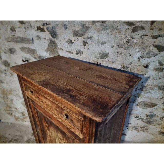Antique Rustic French Pine Cabinet, 1800s For Sale - Image 11 of 16