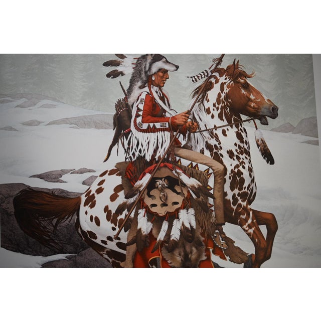 1987 Bev Doolittle "Guardian Spirits" Signed Lithograph Set of 2 With Folio & Coa For Sale - Image 4 of 7