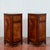 Wood Inlaid Bedside Tables, 19th Century, Set of 2 For Sale - Image 7 of 18