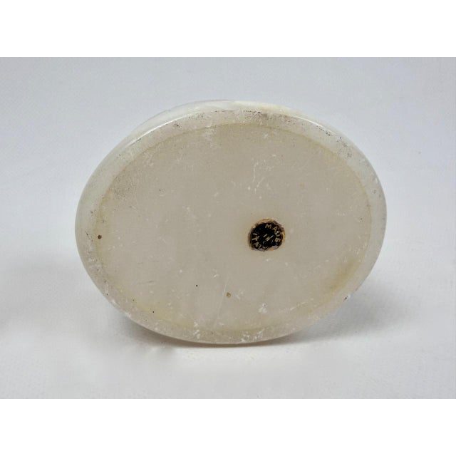 Metal Mid-Century Italian Volterra Alabaster Trinket Box, 1960s For Sale - Image 7 of 9