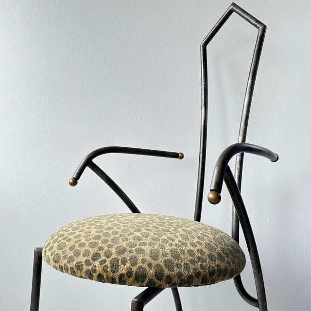 Late 20th Century Late 20th Century Postmodern Sculptural Statement Chair For Sale - Image 5 of 12