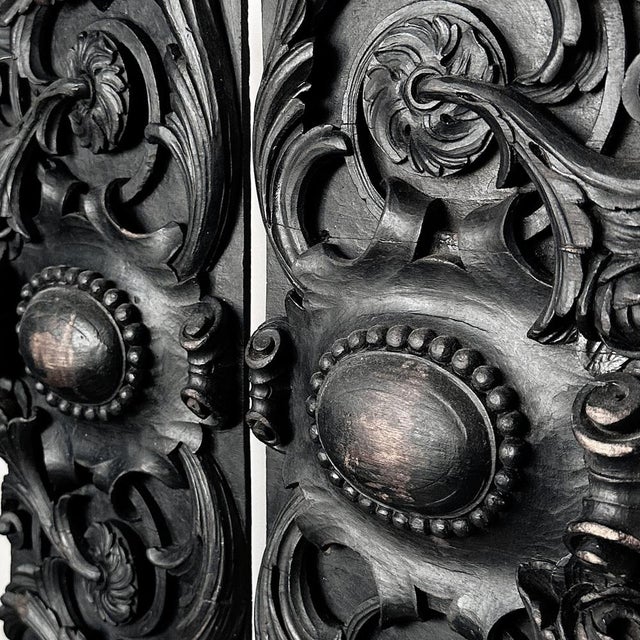 Vintage Wood Sculptures, 1890s, Set of 2 For Sale - Image 5 of 10