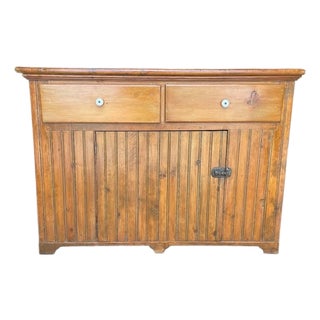 Antique Bead Board Dry Sink For Sale