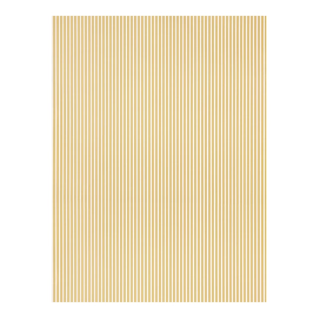 The House of Scalamandré Wilson Stripe Wallpaper, Turmeric For Sale