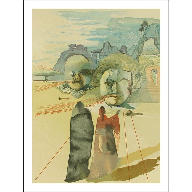 Artist: Salvador Dali Country: Spain Title: Purgatory 20 Avarice & prodigality Medium: Original Woodcut Marks: Not signed...