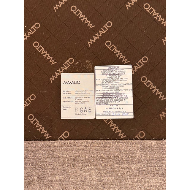 Antonio Citterio for Maxalto B&b Italia Solatium Sofa For Sale - Image 11 of 12