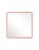 Contemporary Fleur Home Carnival Muses Square Mirror in Salmon Berry, 32x32 For Sale - Image 3 of 3