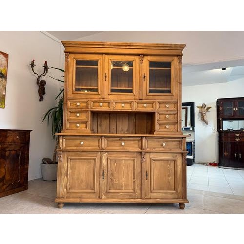 Gründerzeit Kitchen Cupboard in Wood For Sale - Image 5 of 15