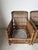 Vintage Palecek President’s State Stick Rattan Lounge Chairs – Pair For Sale - Image 14 of 18
