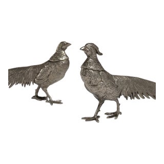Mid 20th Century France Silver Metal Sculpture For Sale