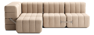 Flexible Small Corner Sofa by Ambivalenz, Set of 9