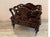 Early Victorian Solid Rosewood Three-Section Canterbury with Drawer and Casters For Sale In Philadelphia - Image 6 of 18