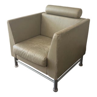 Grey Ettore Sottsass East Side Armchair for Knoll, Circa 1980, Italy For Sale