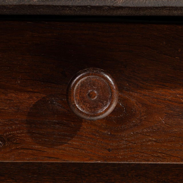 19th Century French Wooden Drop Leaf Table in Original Patina For Sale - Image 14 of 18