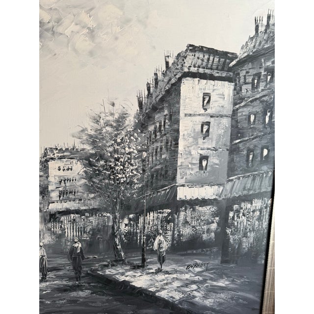 1930s 1930s Caroline Burnett Hand Painted Oil Painting on Canvas, Signed For Sale - Image 5 of 9