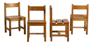 Chairs by Maison Regain for Les Arcs, 1970, Set of 4