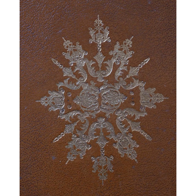 Mid 20th Century Louis XVI Style Writing Table in Walnut with Leather Top and Bronze Details For Sale - Image 9 of 13