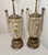 Metal Pair of Large Antique Moser Bronze Mounted Cut to Clear Gilt Glass Table Lamps For Sale - Image 7 of 15