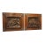 Pair of Large Antique French Oak Framed Hunt Plaques, P. Lecourtier (1851-1925) For Sale