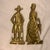 Vintage Solid Brass Victorian-Style Figures Wall Art For Sale In Chicago - Image 6 of 6