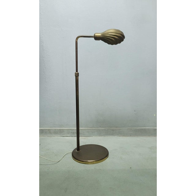 1970s Brass Floor Lamp by Tommaso Barbi, 1970s For Sale - Image 5 of 11