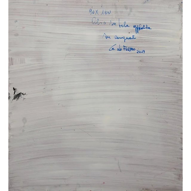 Giorgio Lo Fermo, Abstract Composition II, Oil on Canvas, 2020 For Sale - Image 3 of 4