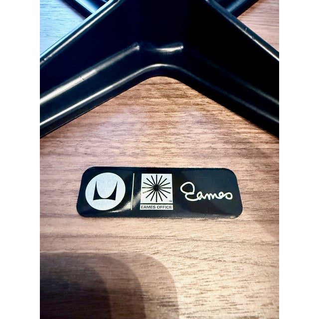 Mid-Century Modern Eames Lounge Chair + Ottoman For Sale - Image 3 of 12