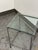 Contemporary Glass Top Side Table For Sale - Image 4 of 12