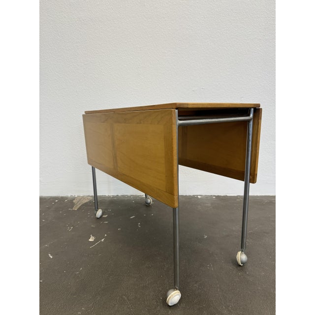 Side Table by Bruno Mathsson for Karl Mathsson, 1960s, in Very Good conditions. Designed 1960 to 1969 This piece has an...