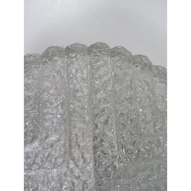 Mid-Century Modern Pressed Glass Ceiling Light from RZB, Germany, 1970s For Sale - Image 6 of 11